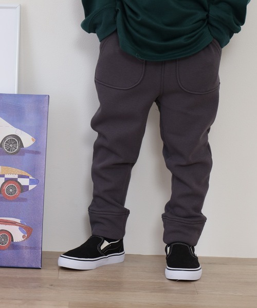 OMNES(オムネス)の「ストレッチ裏シャギー起毛ロングパンツ KIDS(その他パンツ・キッズ・チャコール/ブルー系その他2/ブルー系その他/ブラック・110cm/100cm)」の6枚目の写真
