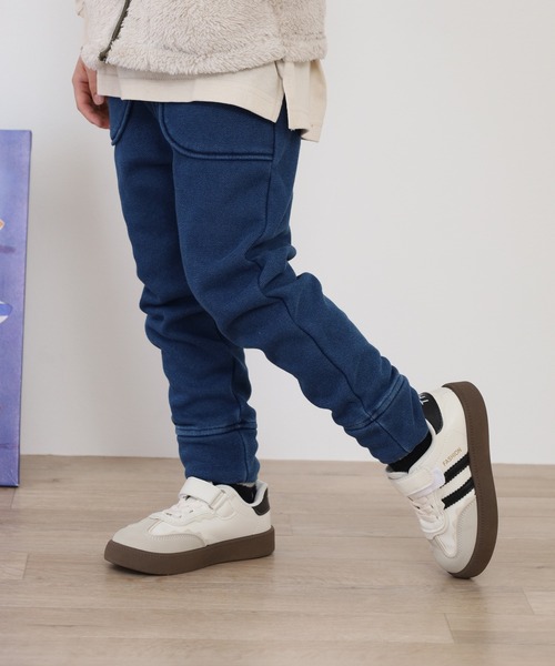 OMNES(オムネス)の「ストレッチ裏シャギー起毛ロングパンツ KIDS(その他パンツ・キッズ・チャコール/ブルー系その他2/ブルー系その他/ブラック・110cm/100cm)」の12枚目の写真