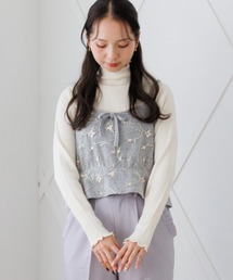 flower | フラッフィーロージービスチェ(キャミソール)