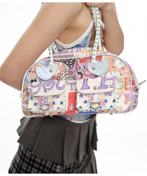 youthbath（ユースバース）の「YB x Oliwa Graphic Wings Shoulder Bag