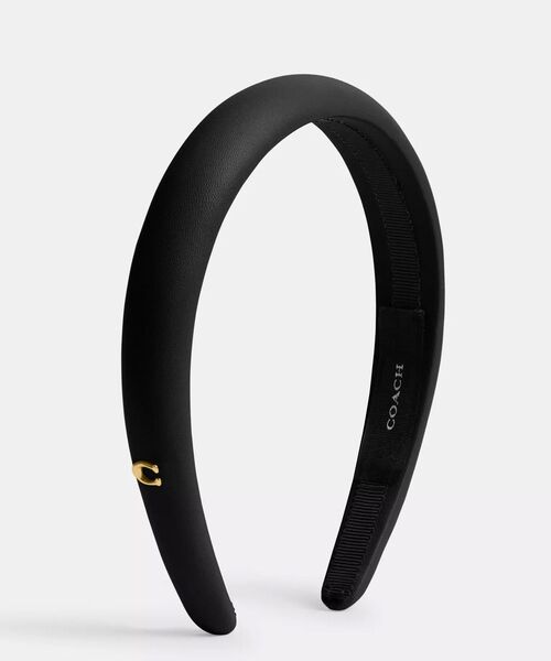 レザー ヘッドバンド（カチューシャ）｜COACH（コーチ）のファッション