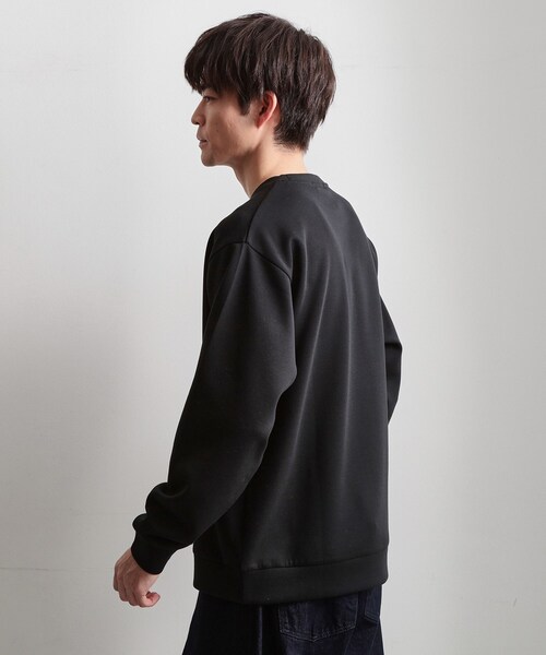 THE SHOP TK （ザ ショップ ティーケー ）の「【クリーンで大人っぽい】ロゴスウェット 洗濯機OK（スウェット・メンズ・ライトグレー/ブラック/オフホワイト・03/02/04）」の8枚目の写真