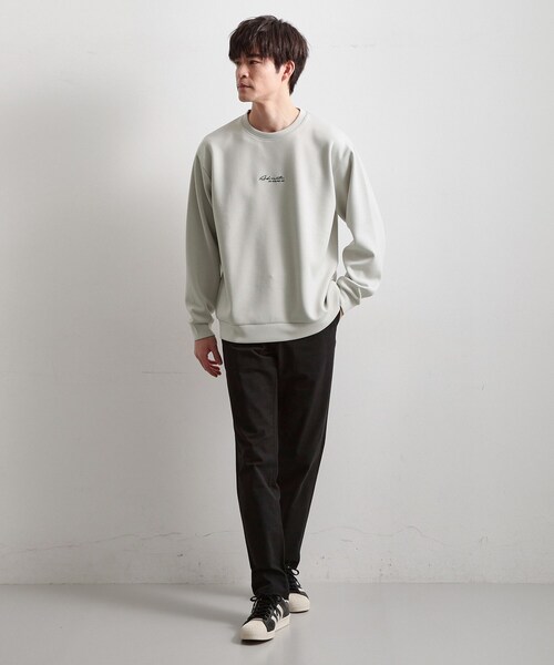 THE SHOP TK （ザ ショップ ティーケー ）の「【クリーンで大人っぽい】ロゴスウェット 洗濯機OK（スウェット・メンズ・ライトグレー/ブラック/オフホワイト・03/02/04）」の14枚目の写真