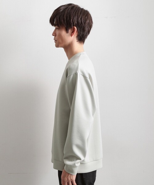 THE SHOP TK （ザ ショップ ティーケー ）の「【クリーンで大人っぽい】ロゴスウェット 洗濯機OK（スウェット・メンズ・ライトグレー/ブラック/オフホワイト・03/02/04）」の17枚目の写真