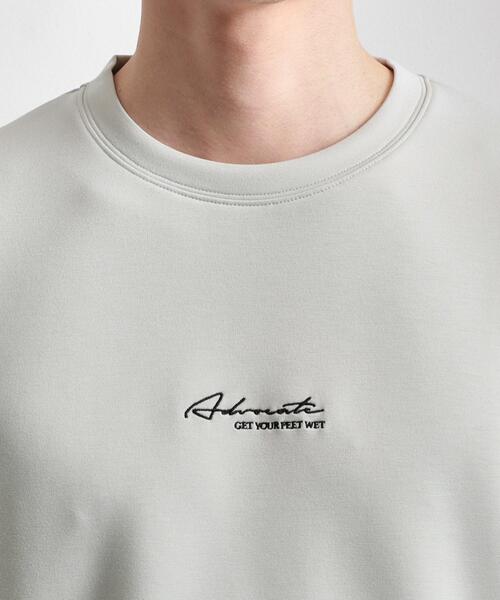 THE SHOP TK （ザ ショップ ティーケー ）の「【クリーンで大人っぽい】ロゴスウェット 洗濯機OK（スウェット・メンズ・ライトグレー/ブラック/オフホワイト・03/02/04）」の19枚目の写真