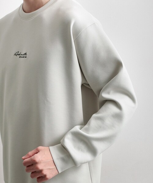 THE SHOP TK （ザ ショップ ティーケー ）の「【クリーンで大人っぽい】ロゴスウェット 洗濯機OK（スウェット・メンズ・ライトグレー/ブラック/オフホワイト・03/02/04）」の20枚目の写真
