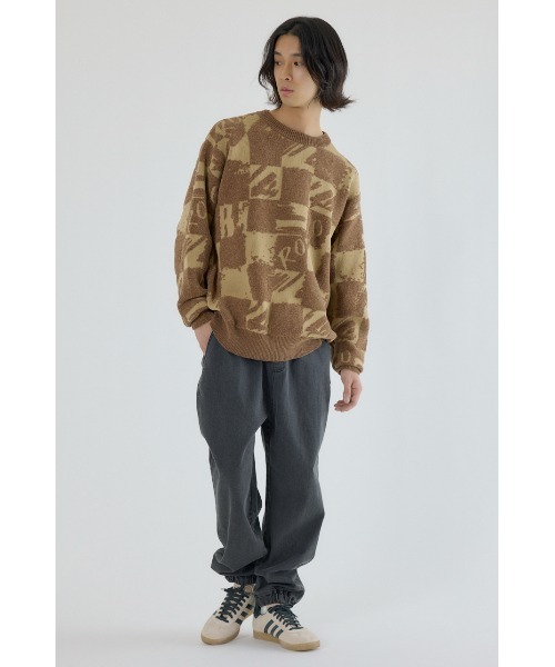 RODEO CROWNS WIDE BOWL（ロデオクラウンズワイドボウル）の「チルイージーデニムJOGパンツ（デニムパンツ・メンズ・ブラック/ブルー・MEDIUM/LARGE）」の6枚目の写真