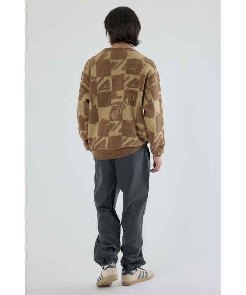 RODEO CROWNS WIDE BOWL（ロデオクラウンズワイドボウル）の「チルイージーデニムJOGパンツ（デニムパンツ・メンズ・ブラック/ブルー・MEDIUM/LARGE）」の7枚目の写真