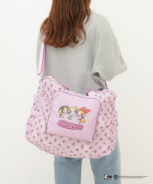 SALON de RUBAN(サロンドルヴァン)の「【SALON de RUBAN / サロン ド ルヴァン】 パワーパフ ガールズ 折りたたみボストンバッグ 限定アイテム(ボストンバッグ・レディース・パープル・FREE)」の19枚目の写真
