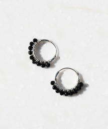 sowi（ソーイ）の「SV925 小粒 天然石 フープピアス S（ピアス（両耳用））」