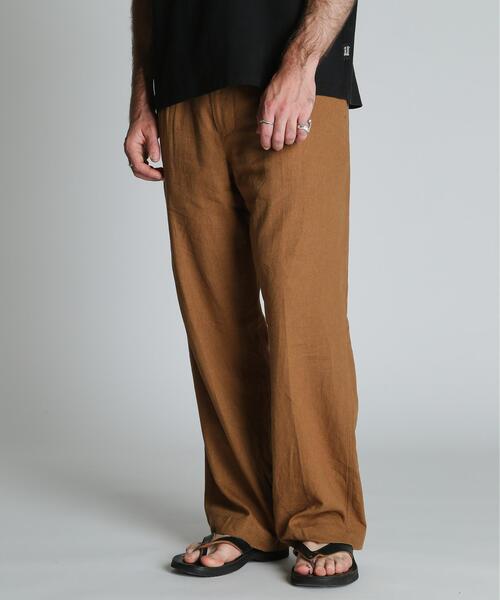 schott（ショット）の「Schott/ショット/LINEN TROUSERS/リネン トラウザー（スラックス・メンズ・ブラック/カーキ/ベージュ・30/32/34/36）」の10枚目の写真