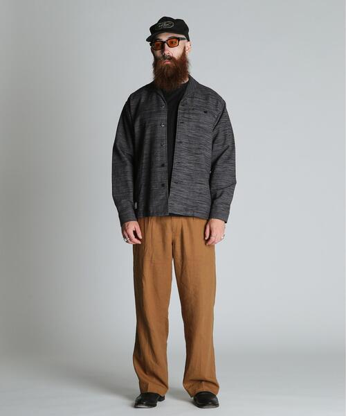 schott（ショット）の「Schott/ショット/LINEN TROUSERS/リネン トラウザー（スラックス・メンズ・ブラック/カーキ/ベージュ・30/32/34/36）」の12枚目の写真