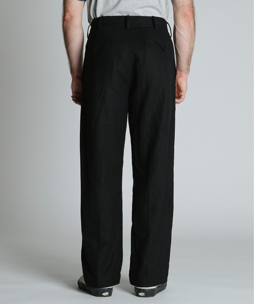 schott（ショット）の「Schott/ショット/LINEN TROUSERS/リネン トラウザー（スラックス・メンズ・ブラック/カーキ/ベージュ・30/32/34/36）」の7枚目の写真