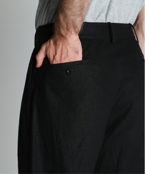 schott（ショット）の「Schott/ショット/LINEN TROUSERS/リネン トラウザー（スラックス・メンズ・ブラック/カーキ/ベージュ・30/32/34/36）」の11枚目の写真