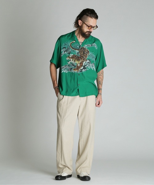 schott（ショット）の「Schott/ショット/LINEN TROUSERS/リネン トラウザー（スラックス・メンズ・ブラック/カーキ/ベージュ・30/32/34/36）」の14枚目の写真