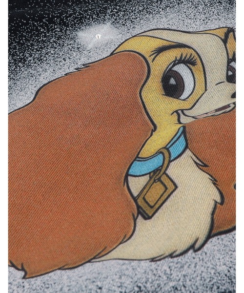 Little sunny bite（リトルサニーバイト）の「/little sunny bite Disney collection/lady & tramp zip hoodie（パーカー・レディース・ブラック/ピンク/ホワイト・MEDIUM/SMALL）」の21枚目の写真