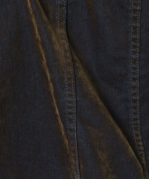 JEANASIS(ジーナシス)の「フロッキーデニムミニスカート/634877(デニムスカート・レディース・ブラウン系その他/レッド系その他・SMALL/MEDIUM)」の9枚目の写真