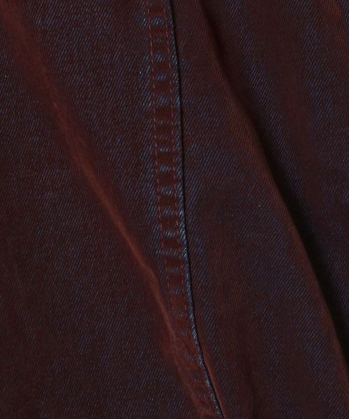 JEANASIS(ジーナシス)の「フロッキーデニムミニスカート/634877(デニムスカート・レディース・ブラウン系その他/レッド系その他・SMALL/MEDIUM)」の10枚目の写真