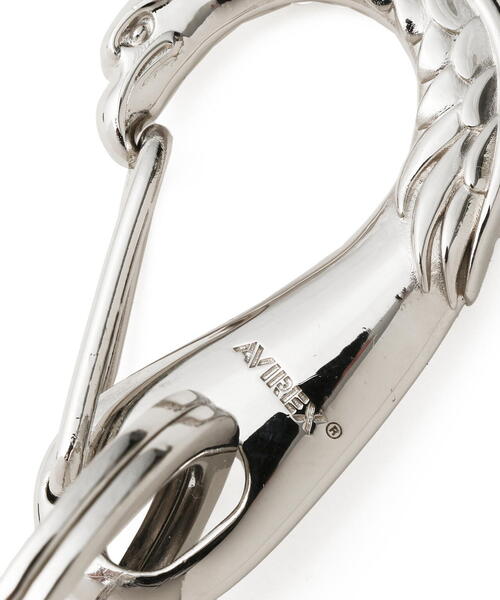 AVIREX(アヴィレックス)の「《AVIREX × J.H.M CO.,LTD.》50th EAGLE HEAD KEYHOLDER(キーホルダー・レディース・シルバー・F)」の4枚目の写真