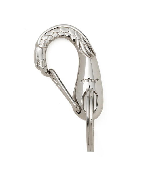 AVIREX(アヴィレックス)の「《AVIREX × J.H.M CO.,LTD.》50th EAGLE HEAD KEYHOLDER(キーホルダー・レディース・シルバー・F)」の1枚目の写真