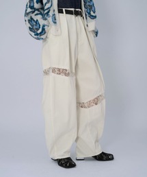 HARE | レースキリカエカーブデニムパンツ(HARE)(デニムパンツ)