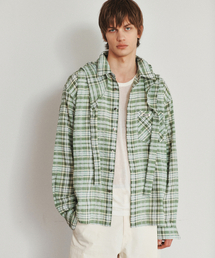 HEUTE（ホイテ）の「REGULAR COLLAR MARCO SHIRT (GREEN)（シャツ/ブラウス）」