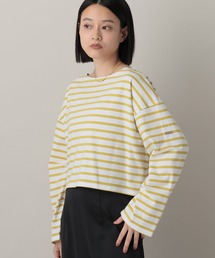 A part by | クロップドボーダー_長袖(Tシャツ/カットソー)