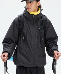 BUTTON SEOUL（ボタンソウル）の「[ダックダウン 90/10] 3-in-1 マルチウェイダウンジャケット (ブラック)（その他アウター）」