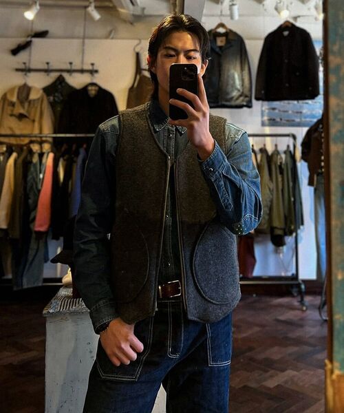 VDR（ブイディアール）の「006-124A  FATIGUES PANTS (ONE WASH)（デニムパンツ・メンズ・その他・S/M/L）」の14枚目の写真