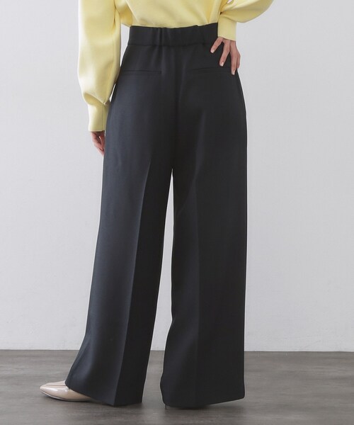 OPAQUE.CLIP（オペークドットクリップ）の「金ボタンデザインワイドパンツ/セットアップ対応【洗濯機OK】《S～LL》（その他パンツ・レディース・ネイビー/ライトベージュ・40/38/36/42）」の16枚目の写真