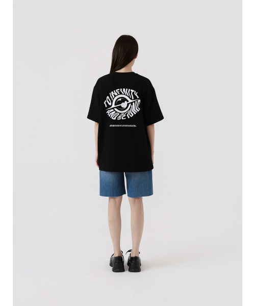 HYPERPLE(ハイパープル)の「To infinity,and beyond_TEE(Tシャツ/カットソー・メンズ・ブラック/ホワイト・M/L/XL)」の9枚目の写真