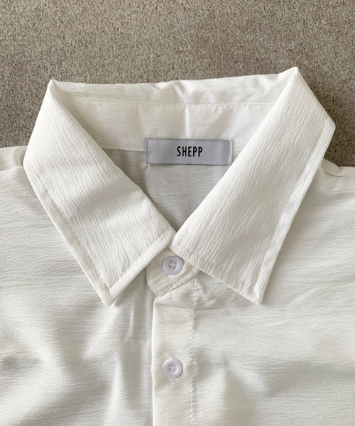 SHEPP（シープ）の「【ユニセックス】ワンポイントグラデーションシャツ（シャツ/ブラウス・メンズ・ブルー/ブラック/ピンク・L/M）」の18枚目の写真