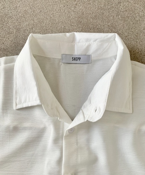 SHEPP（シープ）の「【ユニセックス】ワンポイントグラデーションシャツ（シャツ/ブラウス・メンズ・ブルー/ブラック/ピンク・L/M）」の19枚目の写真