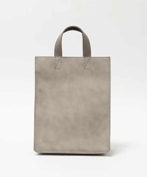 BEAUTY&YOUTH UNITED ARROWS（ビューティーアンドユースユナイテッドアローズ）の「マット ミニ トート バッグ A4（トートバッグ・メンズ・ダークグレー/ベージュ・FREE）」の15枚目の写真
