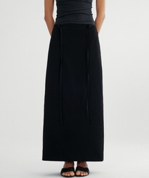 Bie（ビエ）の「ウエストリボン タイトスカート（スカート）」