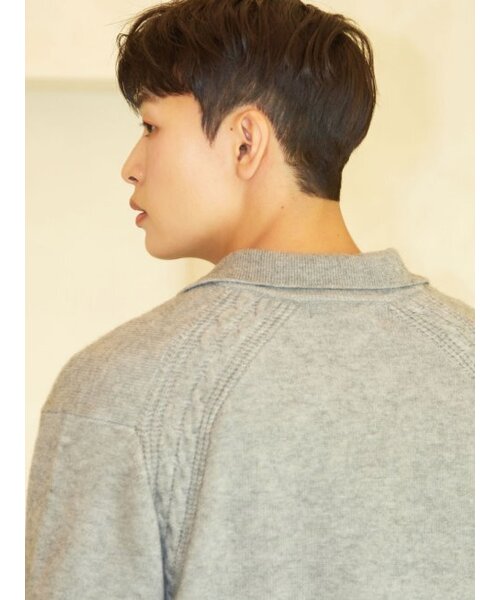 AYIHOLIC CASHMERE(アイホリックカシミア)の「ハーフジップポロニット メランジグレー #5COLOR(ニット/セーター・レディース・その他・L/M)」の3枚目の写真