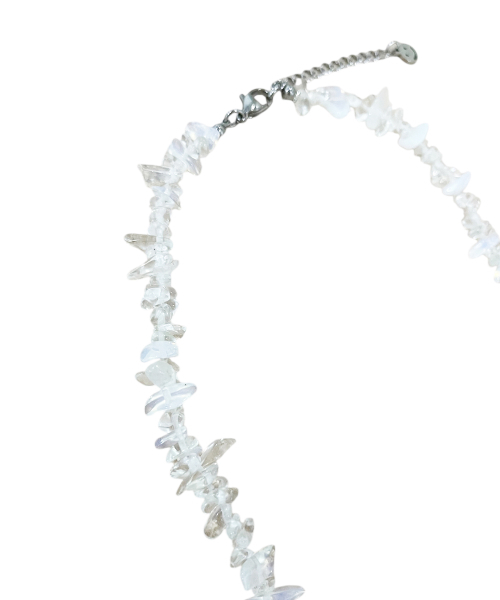 SK8ER ROCK(スケーターロック)の「Irregular Clear Stone Necklace(ネックレス・レディース・その他・FREE)」の5枚目の写真