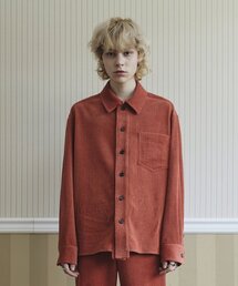 YOUNGOH（ヨンオ）の「コーデュロイロングスリーブシャツセイナ（シャツ/ブラウス）」