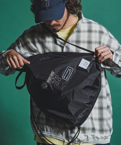 seventy seven（セブンティセブン）の「mko13353-nylon knapsack (26S) ナップサック(7726S370)（バックパック/リュック・メンズ・ネイビー/ブラック/オリーブ・FREE）」の2枚目の写真