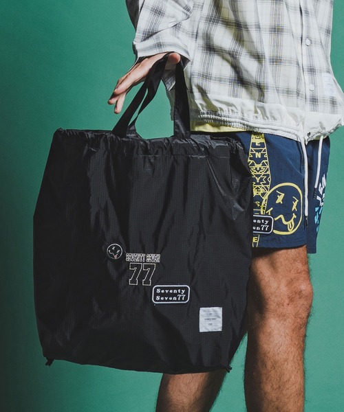 seventy seven（セブンティセブン）の「mko13353-nylon knapsack (26S) ナップサック(7726S370)（バックパック/リュック・メンズ・ネイビー/ブラック/オリーブ・FREE）」の6枚目の写真