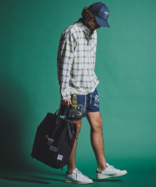 seventy seven（セブンティセブン）の「mko13353-nylon knapsack (26S) ナップサック(7726S370)（バックパック/リュック・メンズ・ネイビー/ブラック/オリーブ・FREE）」の9枚目の写真