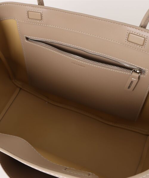 ADD CULUMN（アドカラム）の「【ADD CULUMN/アドカラム】横長トートバッグ　PORTION M（トートバッグ・レディース・ブラック/ベージュ・FREE）」の4枚目の写真