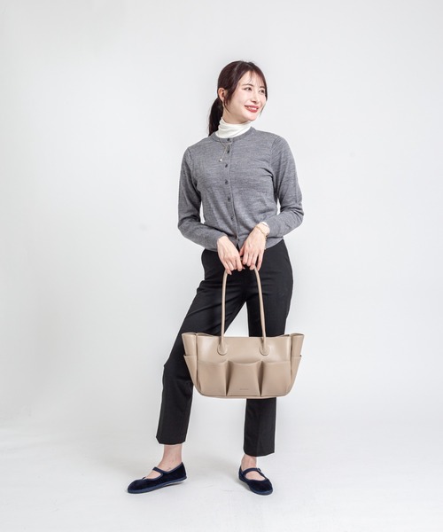 ADD CULUMN(アドカラム)の「【ADD CULUMN/アドカラム】横長トートバッグ PORTION M(トートバッグ・レディース・ブラック/ベージュ・FREE)」の19枚目の写真