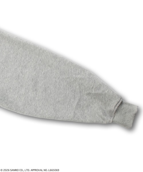 GALFY（ガルフィー）の「GALFY（ガルフィー）仲子パーカー/コラボ/バックプリント スウェットジップアップパーカー/猫耳フード（パーカー・レディース・グレー/ブラック/ホワイト・L/LL）」の16枚目の写真