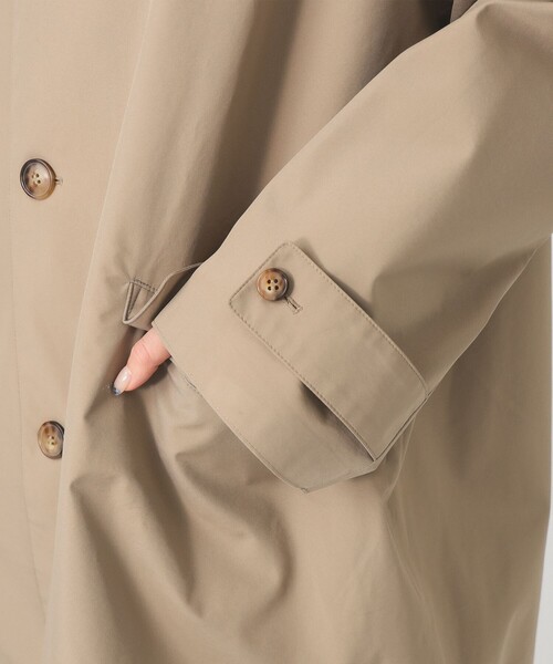 DANTON（ダントン）の「DANTON / ショート バルマカーン コート（ステンカラーコート・レディース・ネイビー/ベージュ・SMALL）」の17枚目の写真