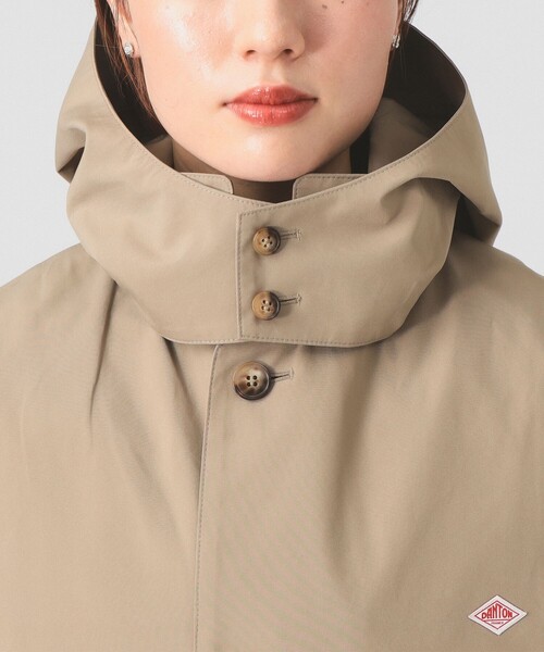 DANTON（ダントン）の「DANTON / ショート バルマカーン コート（ステンカラーコート・レディース・ネイビー/ベージュ・SMALL）」の20枚目の写真