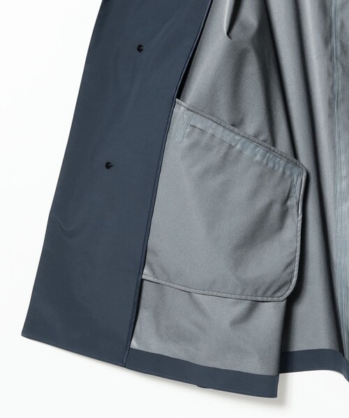 DANTON(ダントン)の「DANTON / ショート バルマカーン コート(ステンカラーコート・レディース・ネイビー/ベージュ・SMALL)」の4枚目の写真