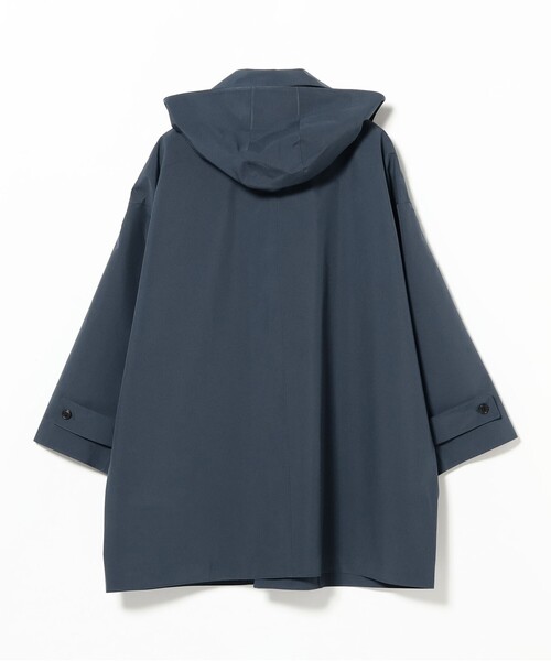 DANTON(ダントン)の「DANTON / ショート バルマカーン コート(ステンカラーコート・レディース・ネイビー/ベージュ・SMALL)」の5枚目の写真