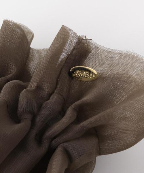 SMELLY（スメリー）の「シアーフリルシュシュ（ヘアゴム・レディース・ブラウン・-）」の9枚目の写真