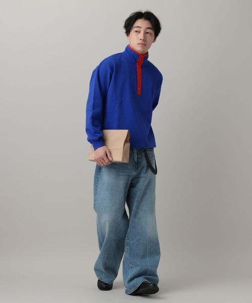 RAGEBLUE（レイジブルー）の「Retro Half Snap Pullover/レトロハーフスナッププルオーバー（スウェット・メンズ・ネイビー/ブルー/グレー系その他・MEDIUM/LARGE）」の12枚目の写真